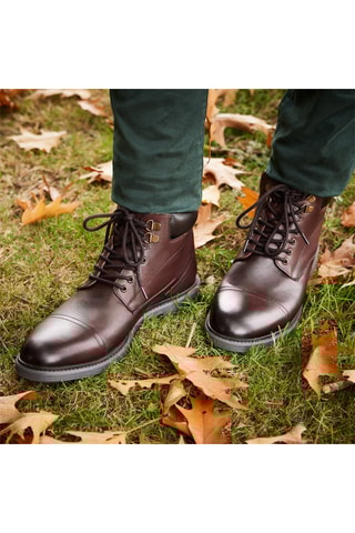 Boots en cuir Romeo - Marron - Marco Bonelli