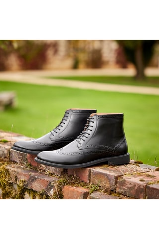 Boots en cuir Massimo - Noir - Marco Bonelli