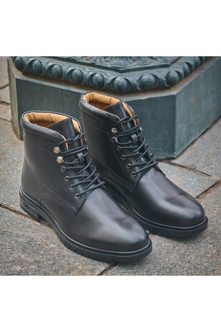 Boots en cuir Reece - Noir - Teddy Clark