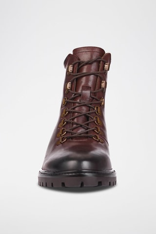 Boots en cuir Oliver - Marron - Teddy Clark