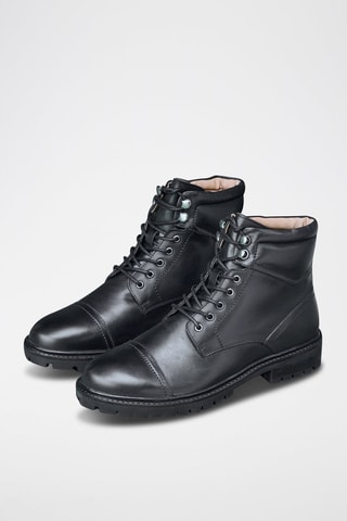 Boots en cuir Arlo - Noir - Teddy Clark