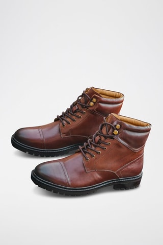 Boots en cuir Arlo - Marron - Teddy Clark