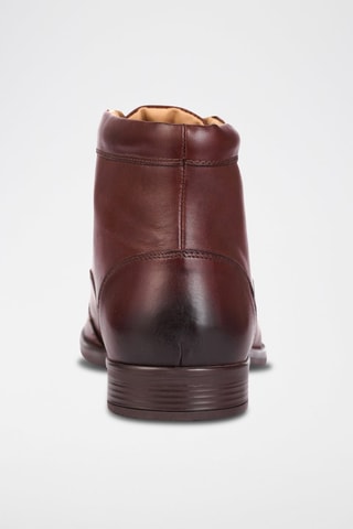 Boots en cuir David - Marron - Teddy Clark