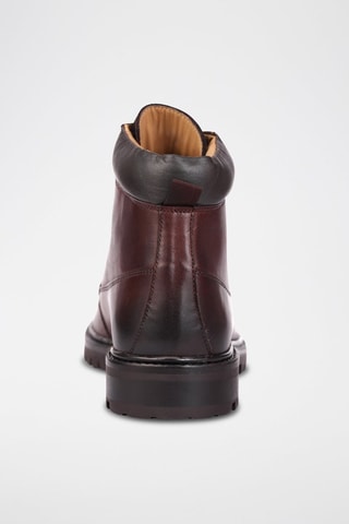 Boots en cuir Theodore - Marron - Teddy Clark