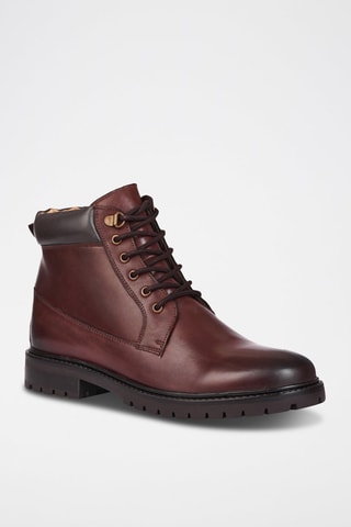 Boots en cuir Theodore - Marron - Teddy Clark