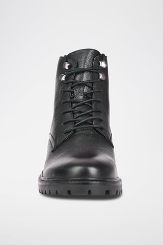 Boots en cuir Leo - Noir - Teddy Clark
