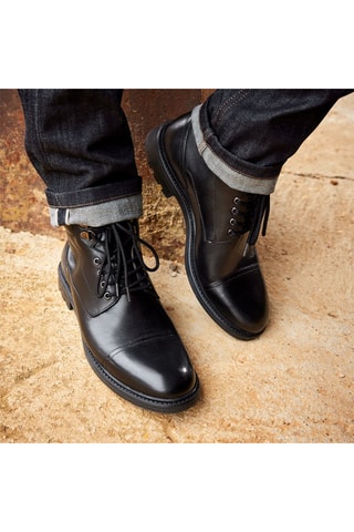 Boots en cuir Romeo - Noir - Marco Bonelli