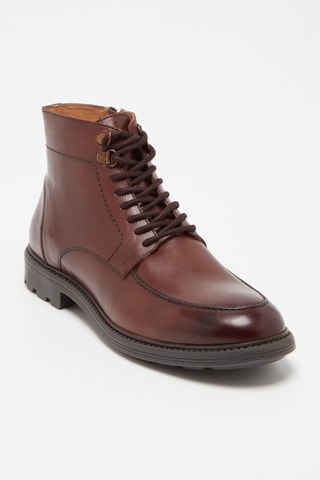 Boots en cuir Andrea - Marron - Marco Bonelli