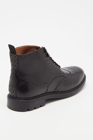 Boots en cuir Lorenzo - Noir - Marco Bonelli