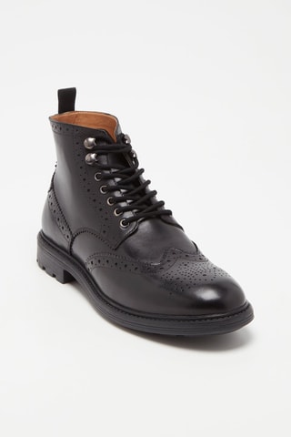 Boots en cuir Lorenzo - Noir - Marco Bonelli