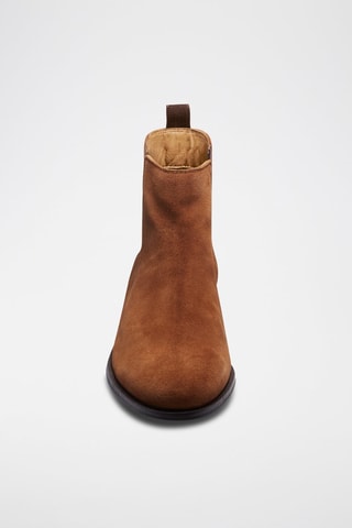 Bottines Chelsea en nubuck Louis - Camel - La Maison du Chausseur