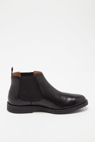 Bottines Chelsea en cuir Angelo - Noir - Marco Bonelli
