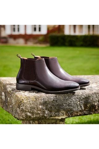 Bottines Chelsea en cuir Lilio - Marron foncé - Marco Bonelli
