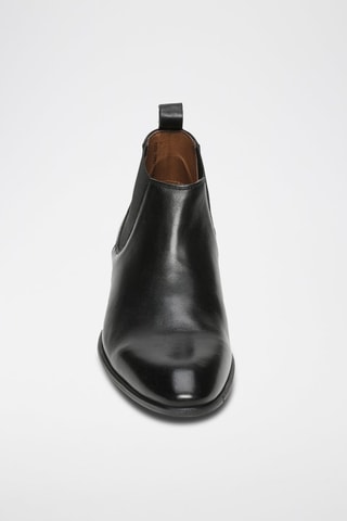 Bottines Chelsea en cuir Livio - Noir - Lazzareli