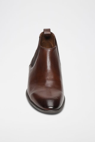 Bottines Chelsea en cuir Livio - Marron - Lazzareli