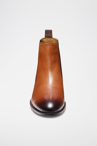 Bottines Chelsea en cuir Conor Camel - McFinlay