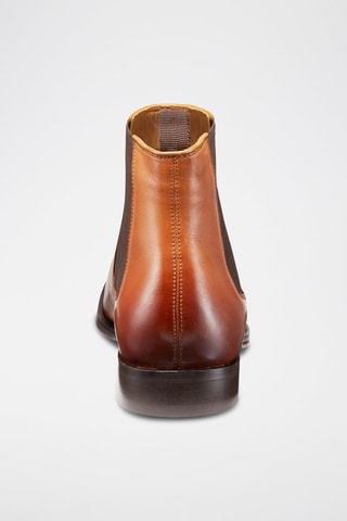 Bottines Chelsea en cuir Conor Camel - McFinlay