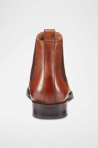 Bottines Chelsea en cuir Balzac Cognac - Guillemets