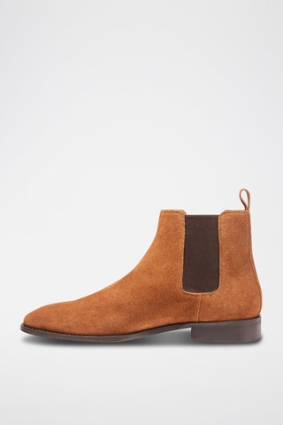 Bottines Chelsea en nubuck Balzac Camel - Guillemets