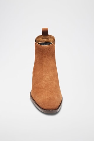 Bottines Chelsea en nubuck Balzac Camel - Guillemets