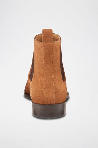 Bottines Chelsea en nubuck Balzac Camel - Guillemets