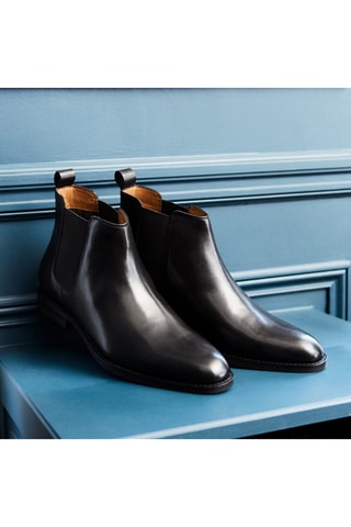 Bottines Chelsea en cuir Nicolas Noir - McFinlay