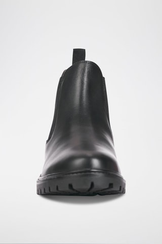 Bottines Chelsea en cuir Liam - Noir - Teddy Clark