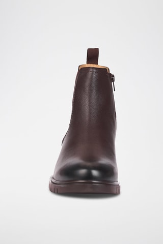 Bottines Chelsea en cuir Noah - Marron - Teddy Clark