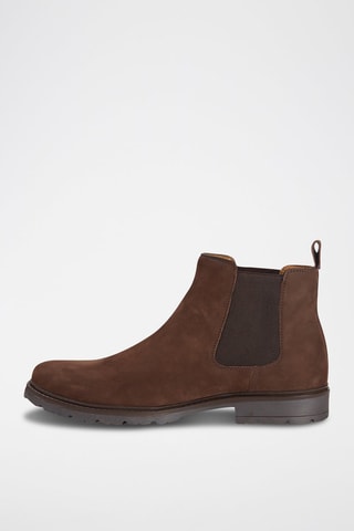 Bottines Chelsea en nubuck Marron - McFinlay