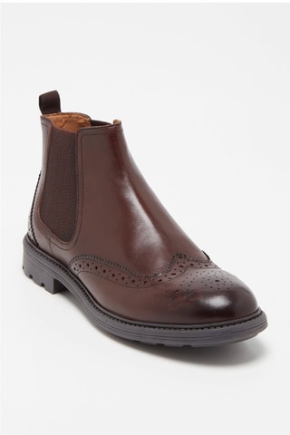Bottines Chelsea en cuir Lissandro - Marron - Marco Bonelli