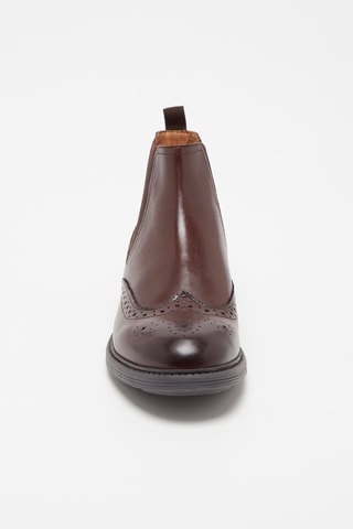Bottines Chelsea en cuir Lissandro - Marron - Marco Bonelli