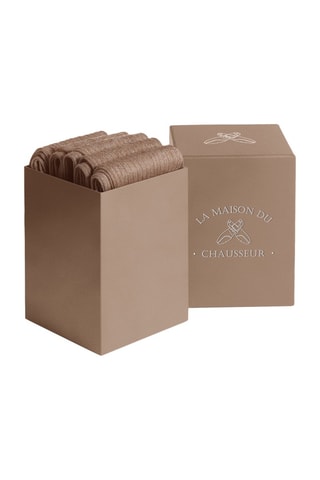 5 paires de chaussettes Semainier - Taupe - La Maison du Chausseur