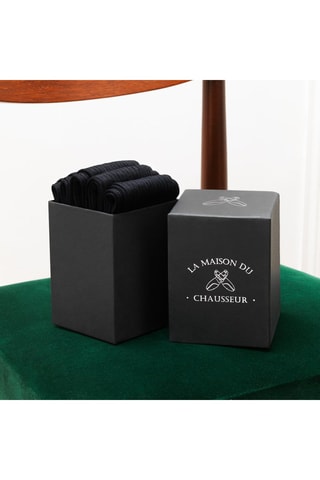 5 paires de chaussettes Semainier - Noir - La Maison du Chausseur