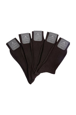 5 paires de chaussettes Semainier - Marron - La Maison du Chausseur