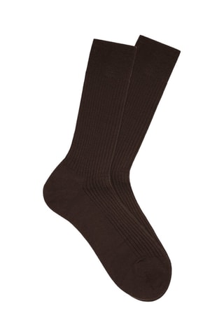 5 paires de chaussettes Semainier - Marron - La Maison du Chausseur