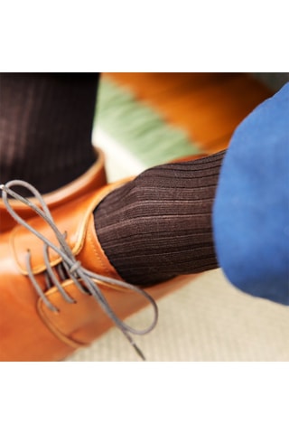 5 paires de chaussettes Semainier - Marron - La Maison du Chausseur