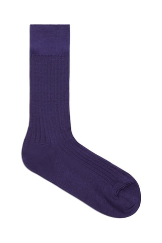 5 paires de chaussettes Semainier - Violet - La Maison du Chausseur