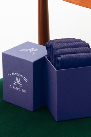 5 paires de chaussettes Semainier - Violet - La Maison du Chausseur