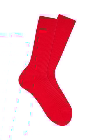 5 paires de chaussettes Semainier - Rouge - La Maison du Chausseur