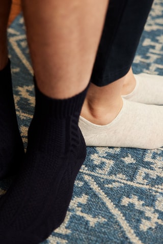 2 paires de chaussettes La Chaussette d’Hiver - Bleu marine - La Maison du Chausseur