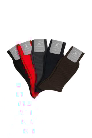 5 paires de chaussettes Semainier - Multicolore - La Maison du Chausseur
