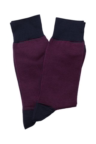 2 paires de chaussettes La chaussette Sublime - Bleu marine et violet - La Maison du Chausseur