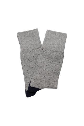 2 paires de chaussettes La chaussette à pois - Gris et bleu marine - Guillemets