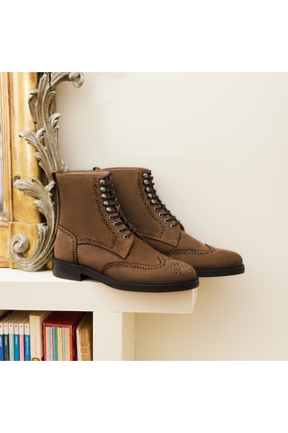 Boots en nubuck Billy - Marron - Shepperd and Sons