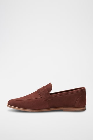 Mocassins en nubuck Lucas - Marron - Guillemets