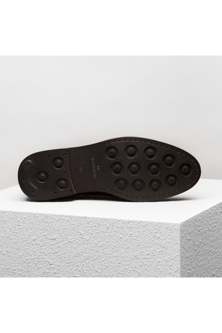 Derbys en cuir Tristan - Camel - Guillemets