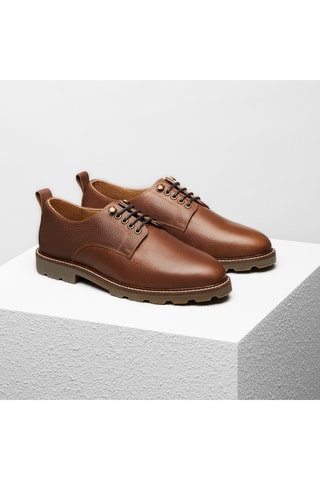 Derbys en cuir  Ulysse - Marron - Guillemets