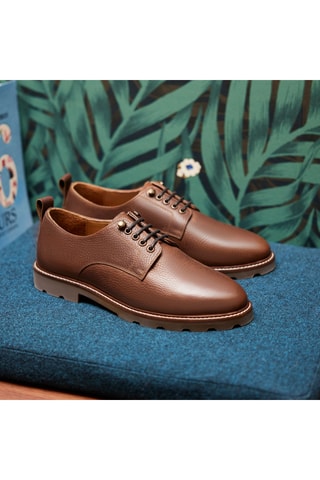 Derbys en cuir  Ulysse - Marron - Guillemets