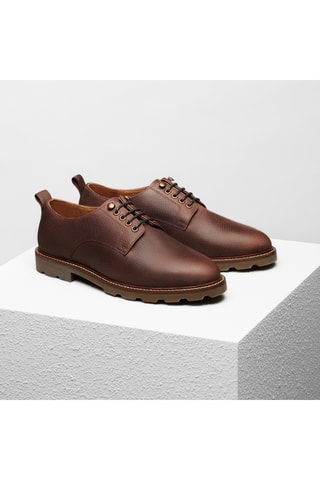 Derbys en cuir  Ulysse - Marron foncé - Guillemets