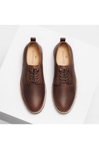 Derbys en cuir  Ulysse - Marron foncé - Guillemets